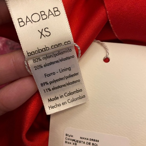 Baobab | Nikka Coverup Swimsuit Dress In Puesta De Sol Size XS NEW - Picture 5 of 8